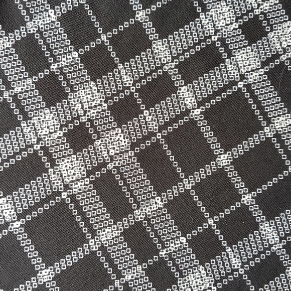 LuLaRoe Black and White Plaid Tunic XS - Picture 3 of 5